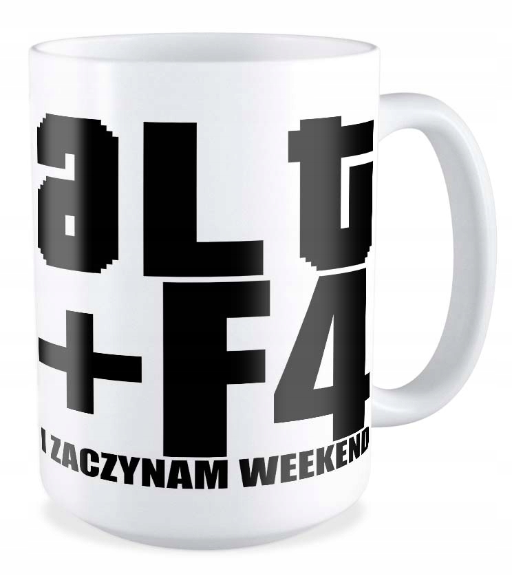 

Duży Kubek 450ml Informatyka Dziwne U Mnie Działa
