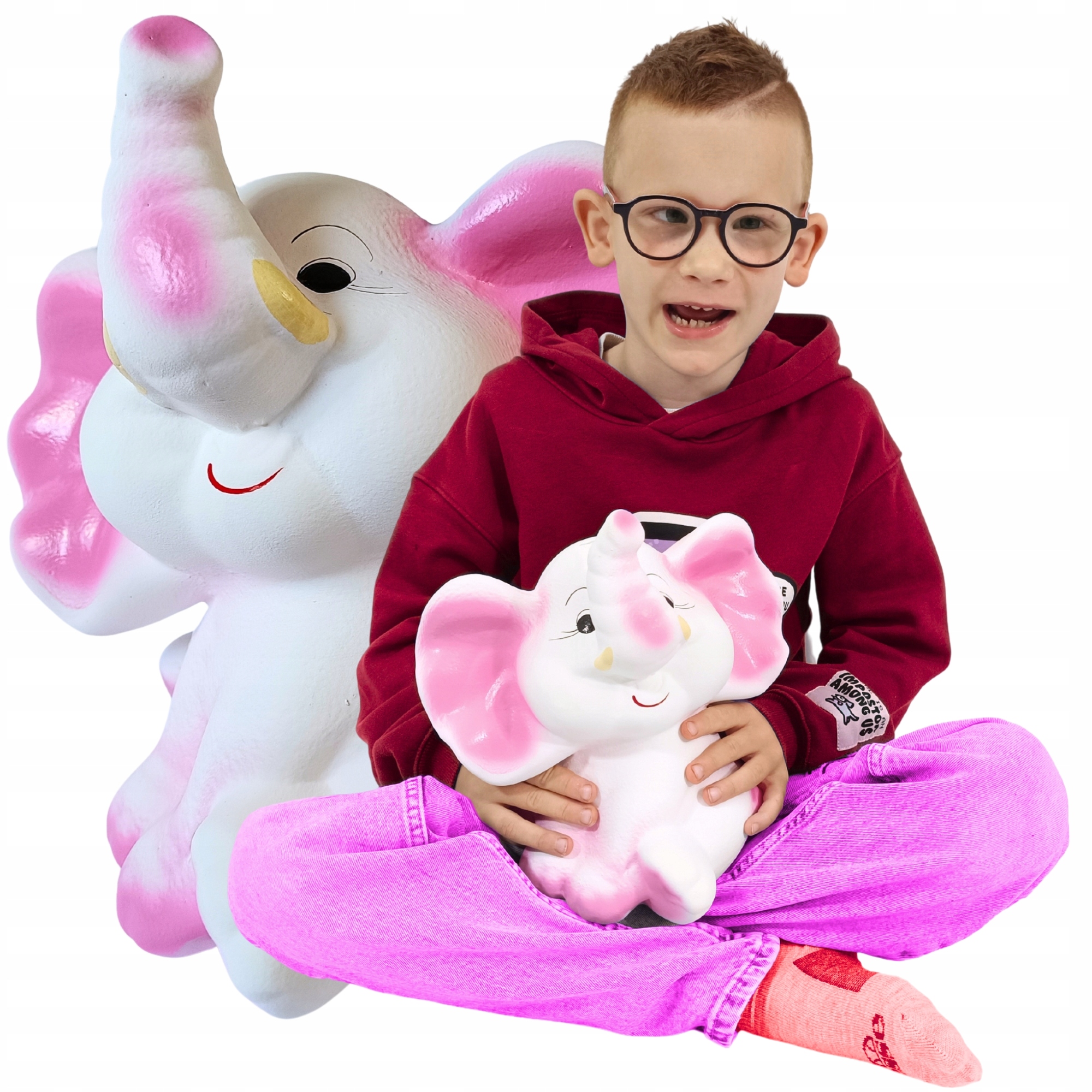 Slon Pokladnička velká Prostorná s jménem Personalizovaná s gravírováním Dárek