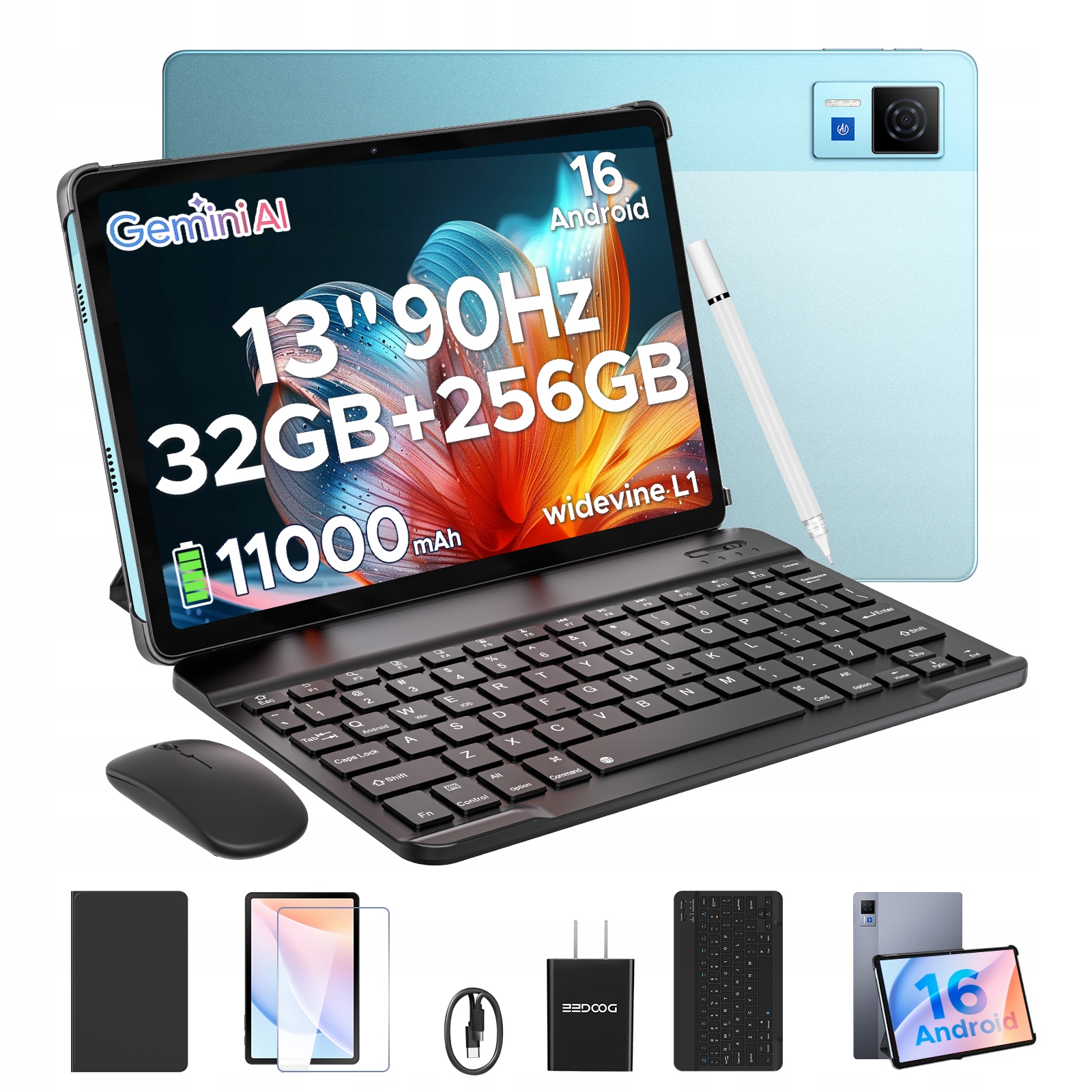 Doogee Tablet U13 FHD+13“Android16 32+256GB 11000mAh 2.2GHz 90Hz/SADA