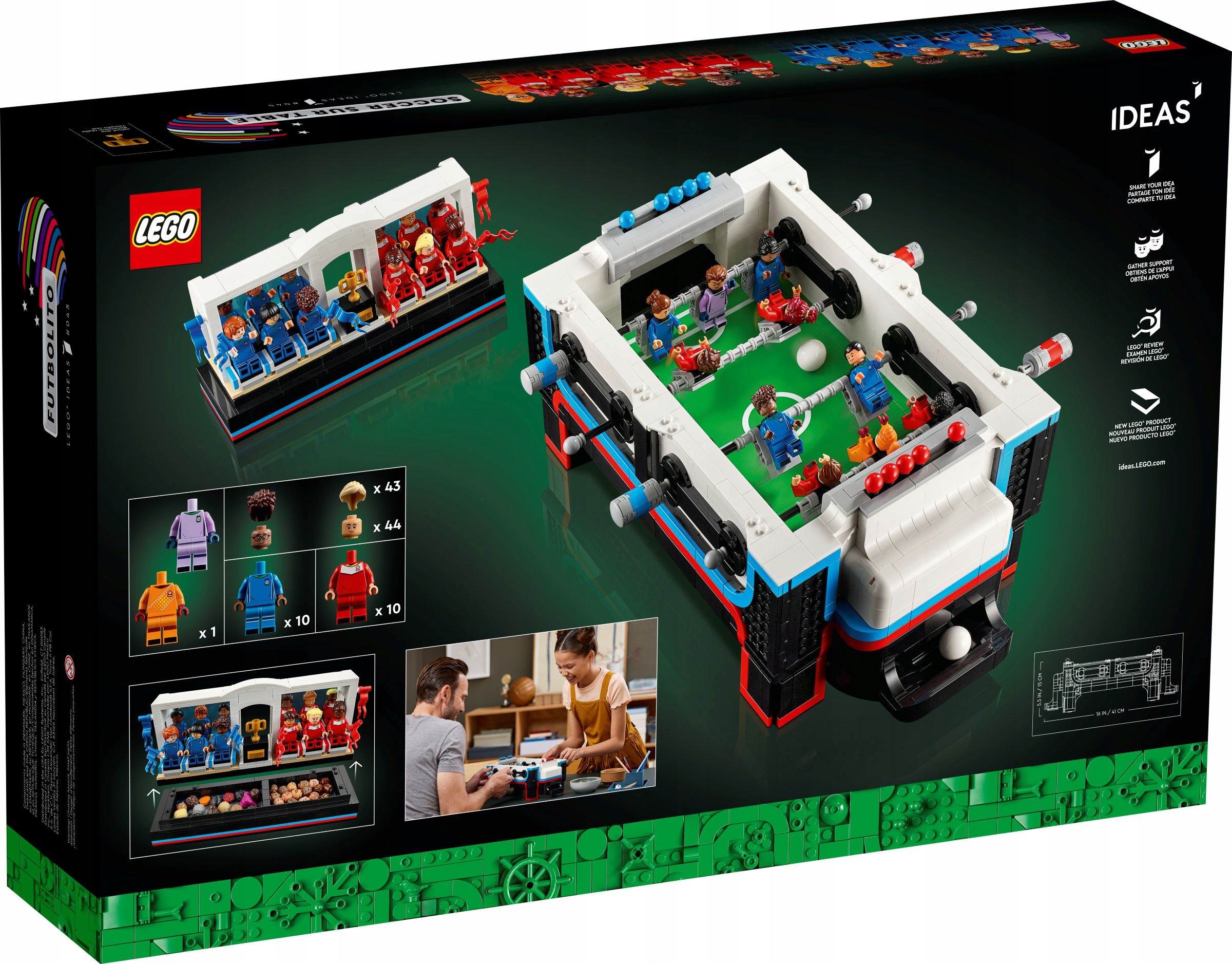 LEGO IDEAS 21337 PIŁKARZYKI TABLE FOOTBALL 18+ NOWE EAN (GTIN) 5702017247014