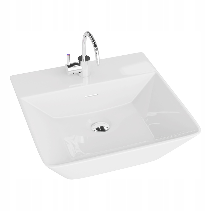 Umyvadlo na desku Cabrera – minimalistický design, odolnost,