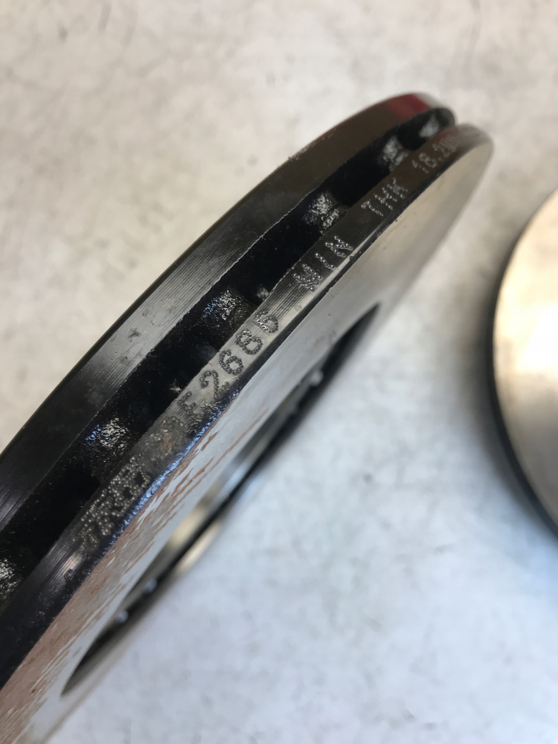 discs brake front TRW DF2686 KOMPLET 2 SZT