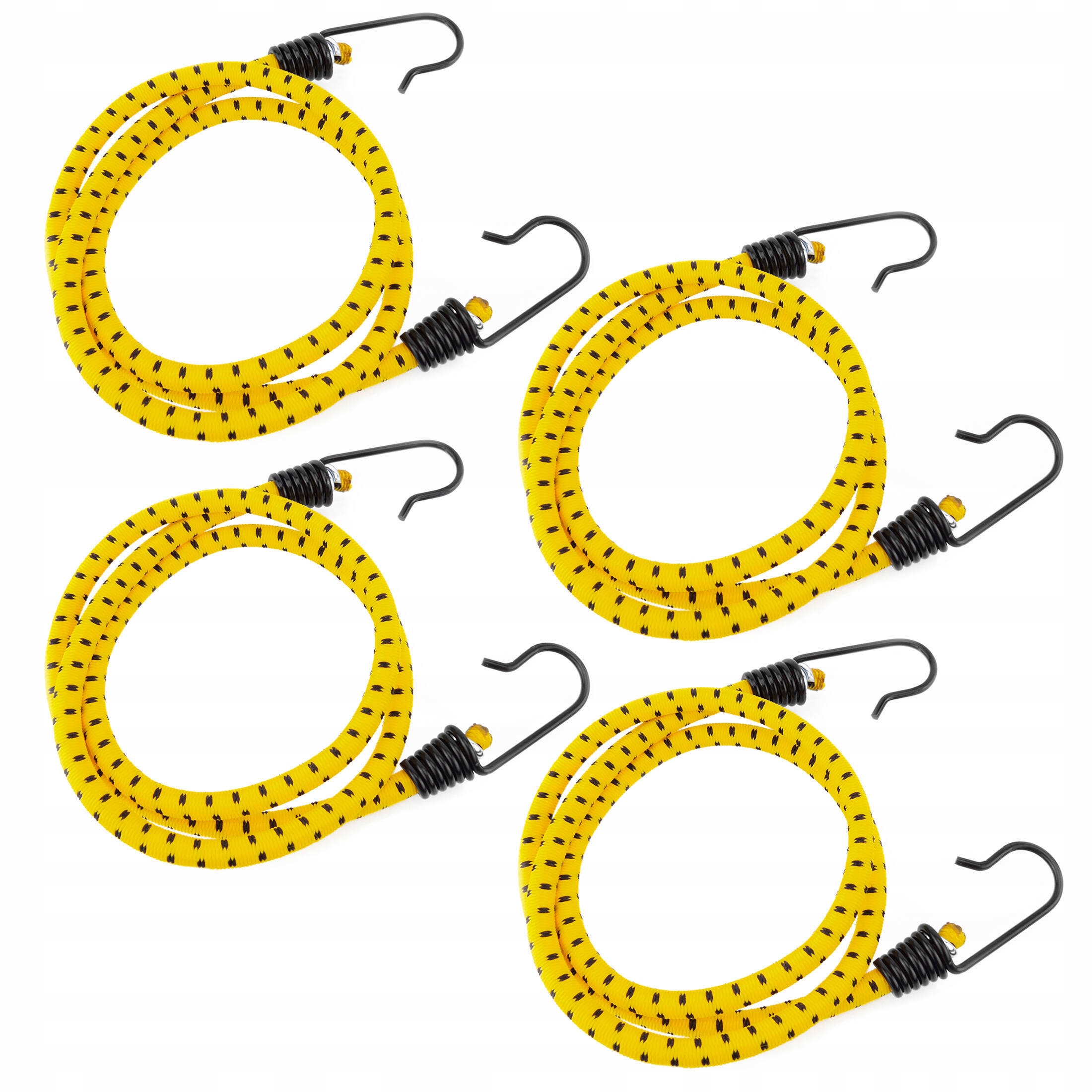 Linka transportowa gumowa 8mm z haczykami ekspandor bagażowy 100 cm 4 szt