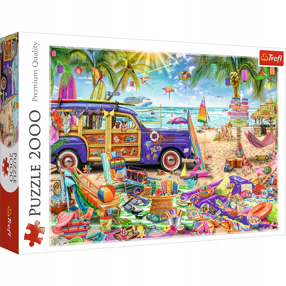Puzzle 2000 elem. TROPIKALNE WAKACJE Trefl