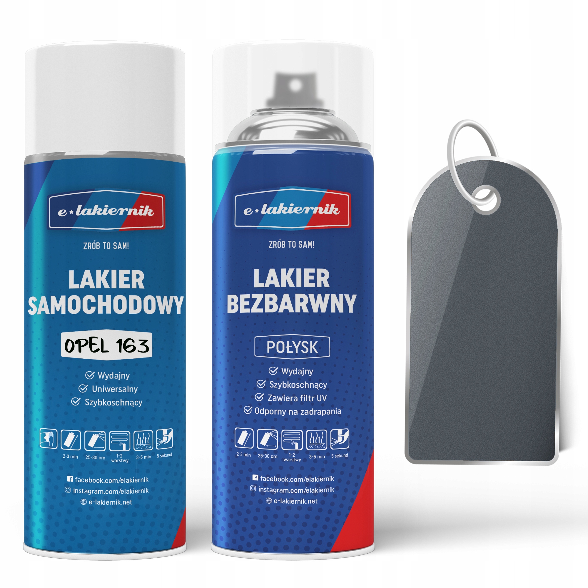 

Lakier Samochodowy Bezbarwny Opel 163