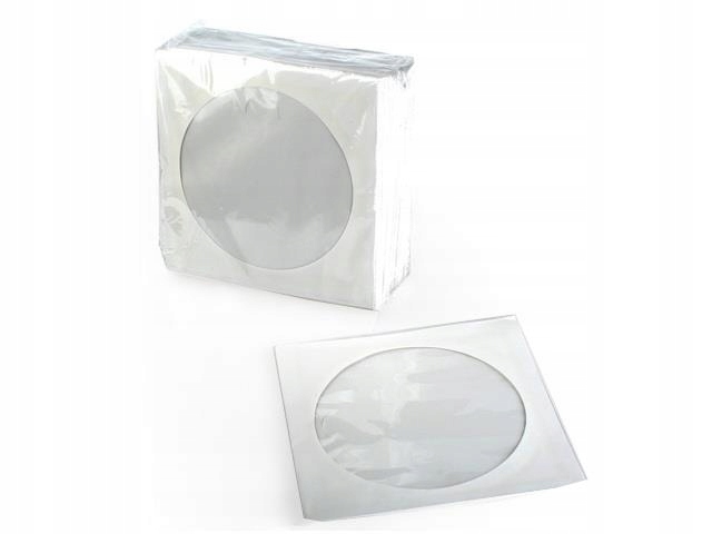 

Koperty z oknem papierowe na płyty CD DVD 100szt