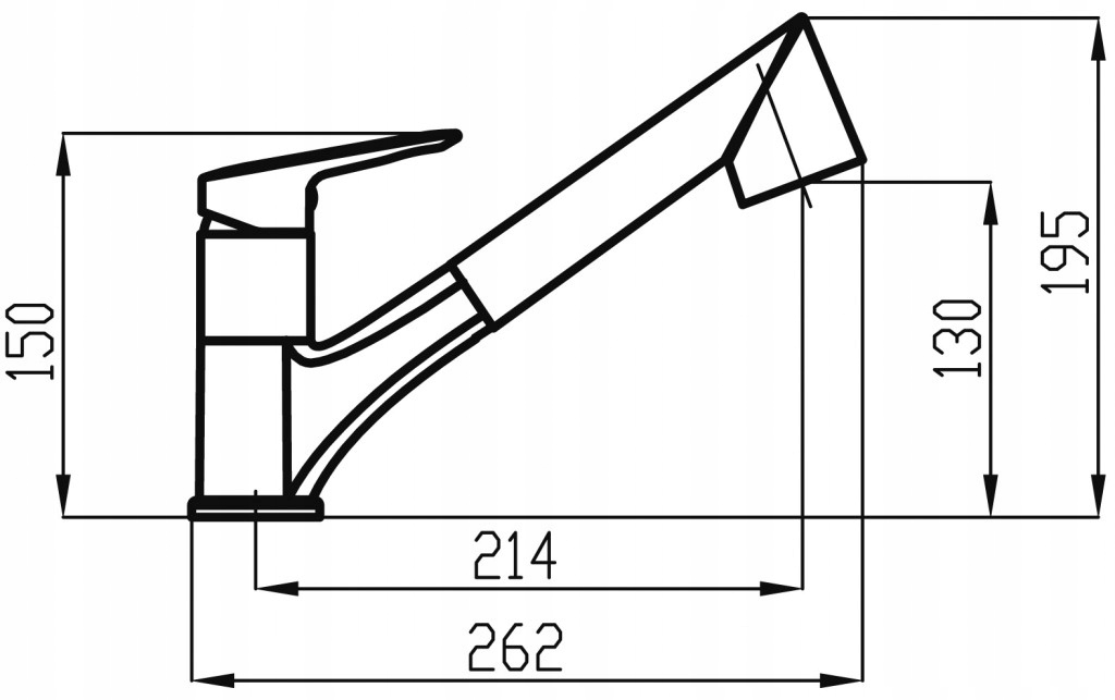 Batéria drezová Novaservis Metalia 54 Teleskopická Chrom 54081,0