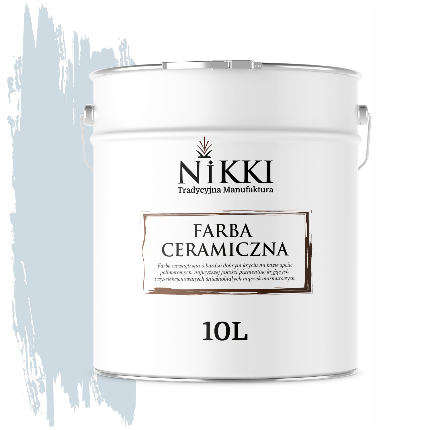 Keramická Stropná Farba Šedá Platinová Svetlá H0668 Hlboká Matná 10 L