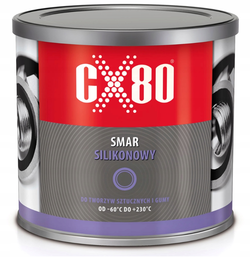 Силиконовая смазка 500 г для пластмасс и резины CX 80