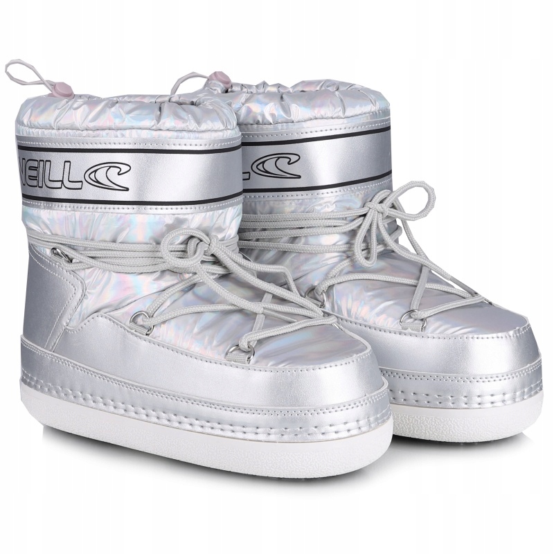 Dámské sněhule O'Neill 90253012.99S Iridescent stříbrné Eko Vel. 39