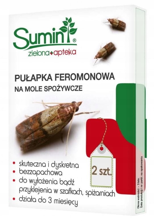 

Sumin Pułapka feromonowa na mole spożywcze 2szt
