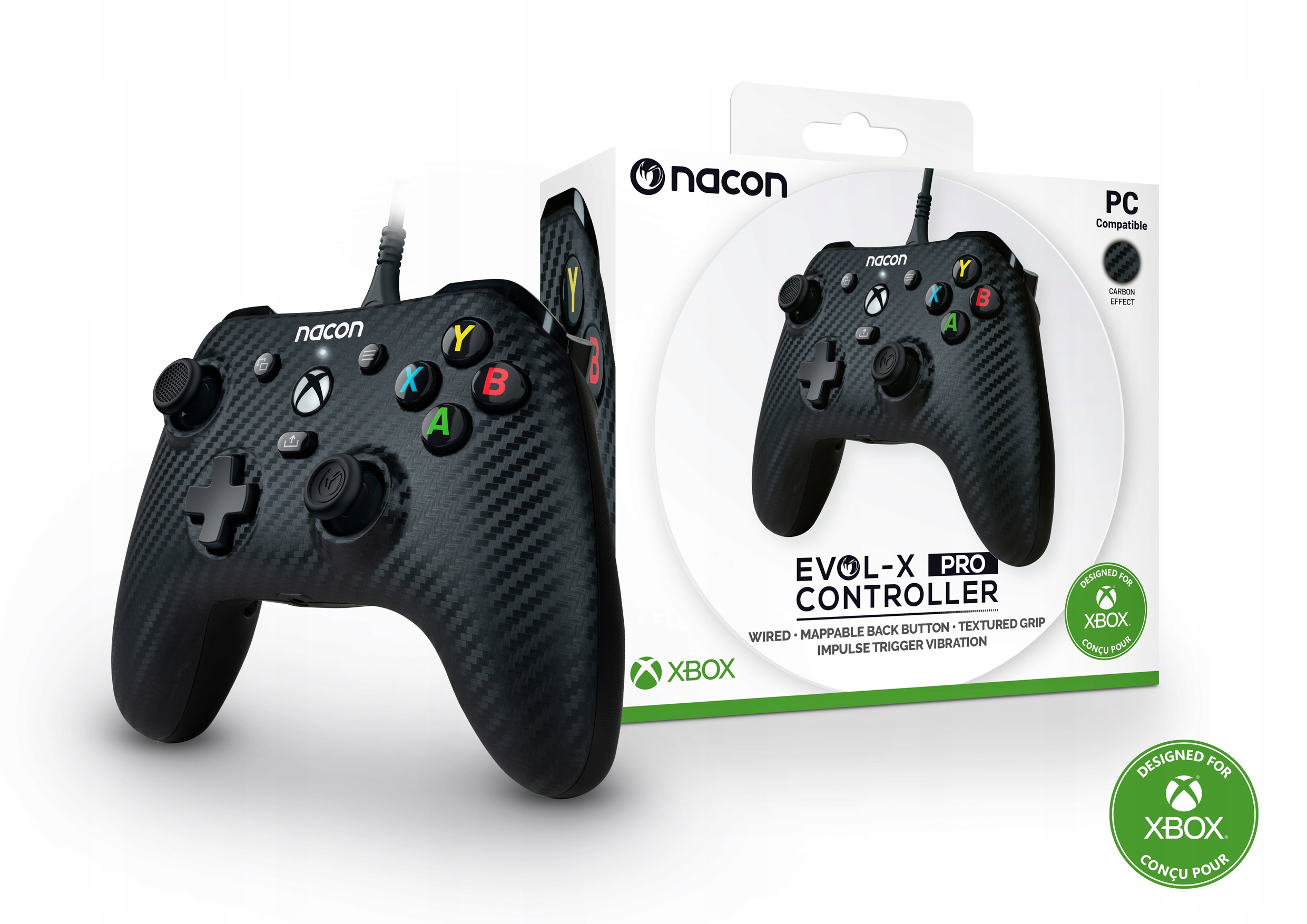 Kontroler do gier Nacon Evol-X Pro Controller - Carbon
