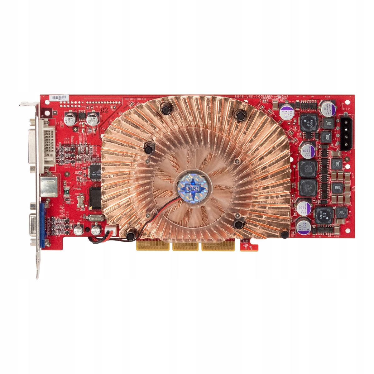 Msi Nvidia Geforce FX-5950U-VTD256 256MB Ddr AGP8x Vivo DVI MS-8946