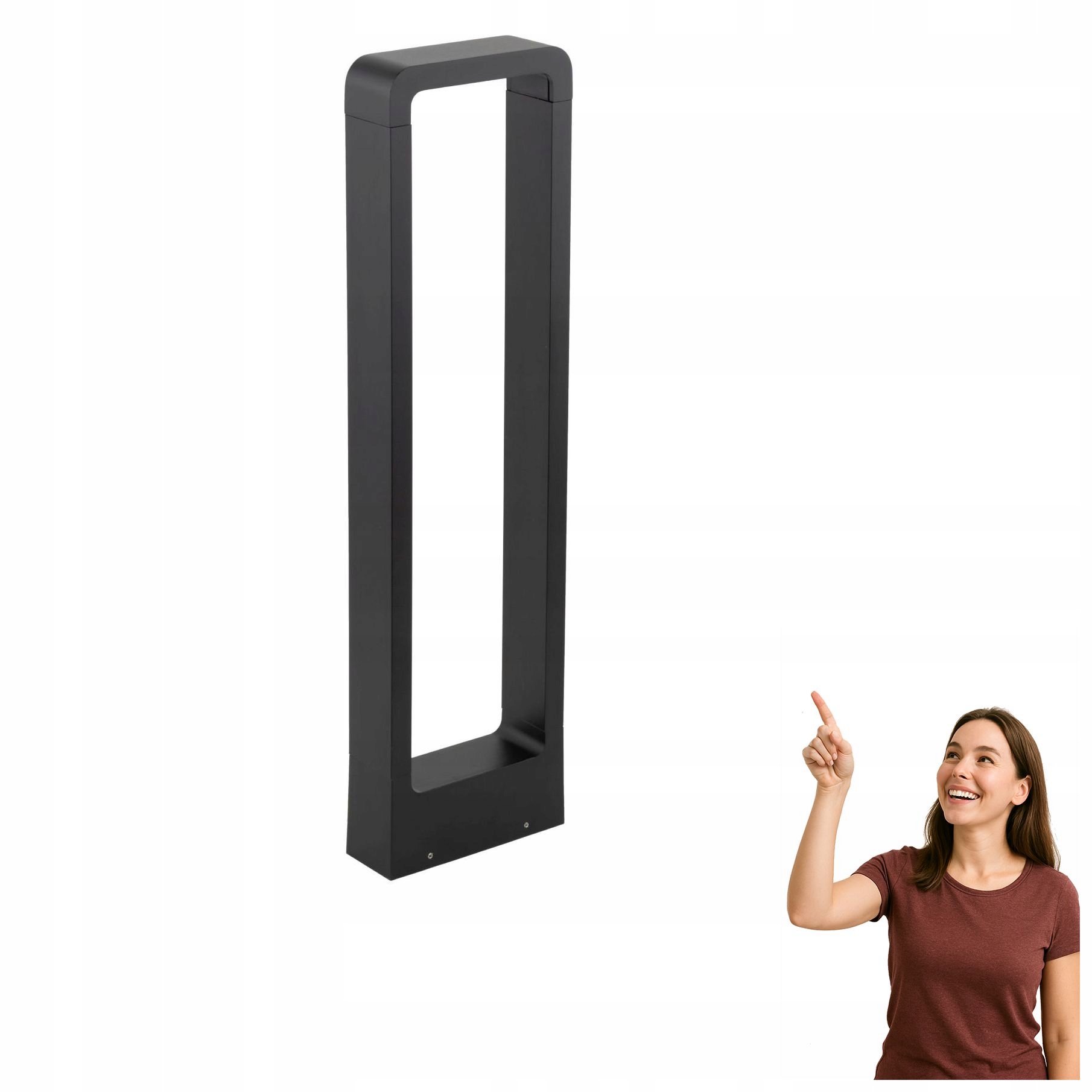 Vonkajšia Led lampa záhradný stĺpik 10W IP54 Arius M Black 19000 Tk Lighti