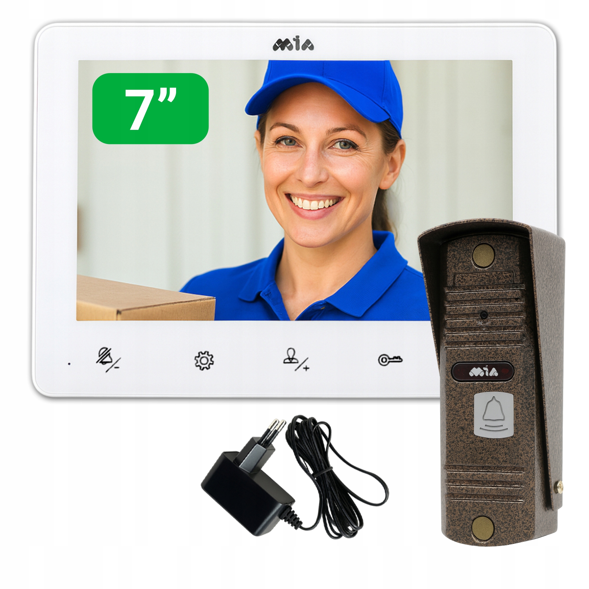 Videovrátnikový set Mia VID-7W-PRO-42BR