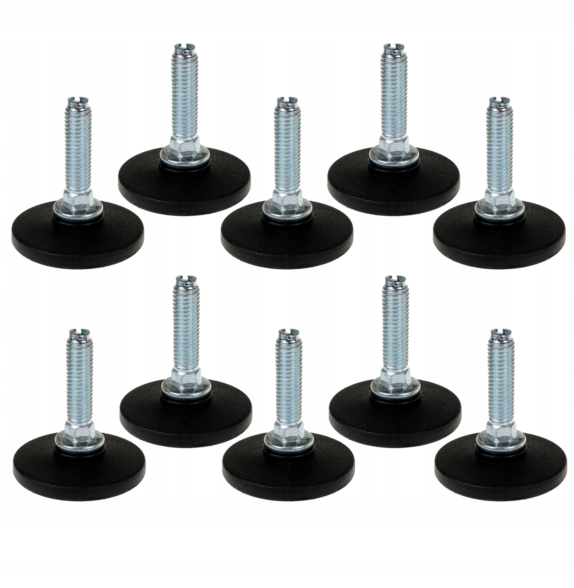 Nábytková Pätka M10 x 56 Nastaviteľná Skrutkovacia Noha Regulátor Na Nábytok