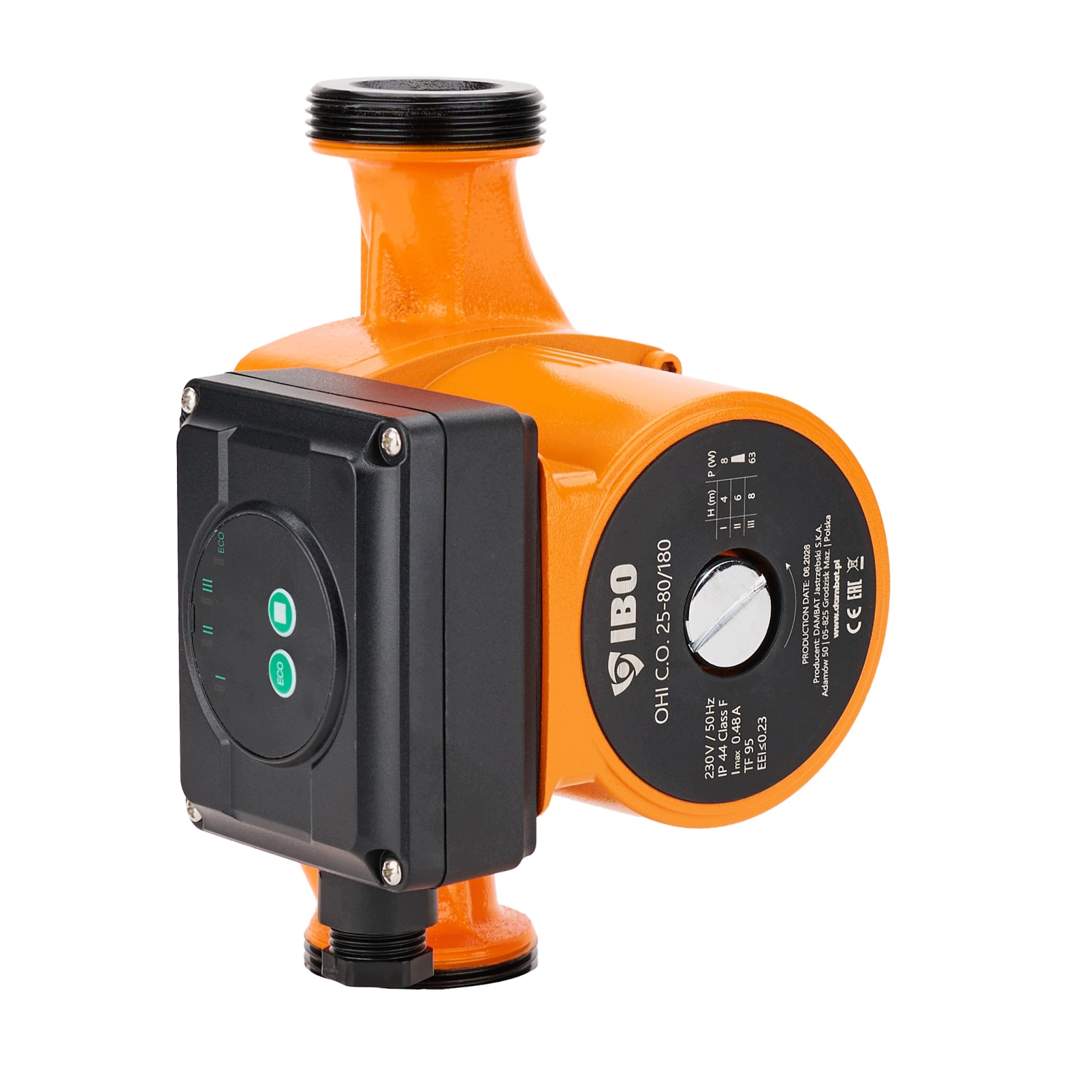Elektronická Oběhová Vodní Pumpa Pro Kamna Ohi C.o. 25-80/180 Ibo