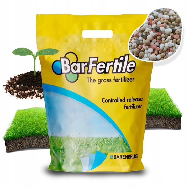 Nawóz Do Trawy Granulowany Barenbrug Regeneracyjny Odżywka 5KG Nawozowy