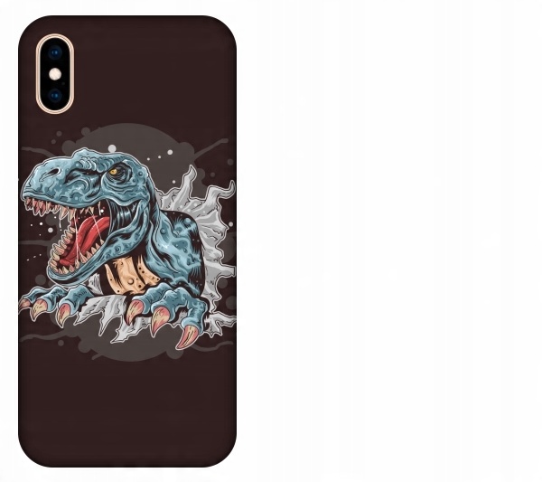 

Etui pokrowiec iPhone Xs Max Tyranozaur T.Rex dino