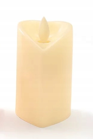 Świeca ledowa Led serce ekri ruchomy płomień 9 cm