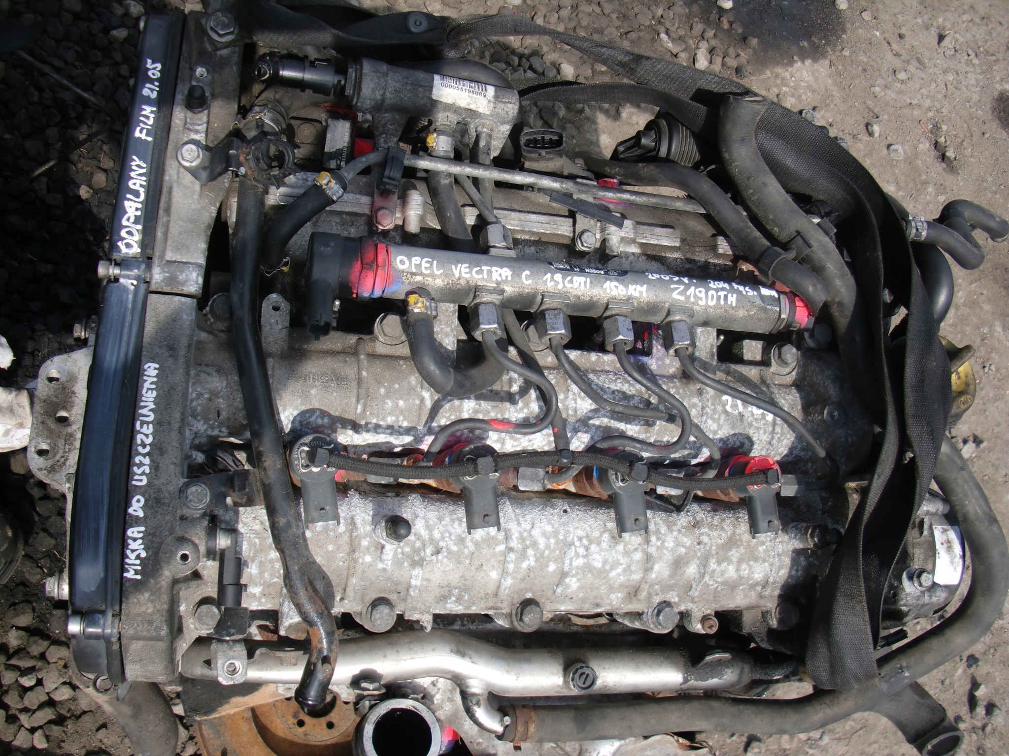 OPEL VECTRA C 1.9CDTI 150KM Z19DTH engine complete KPL