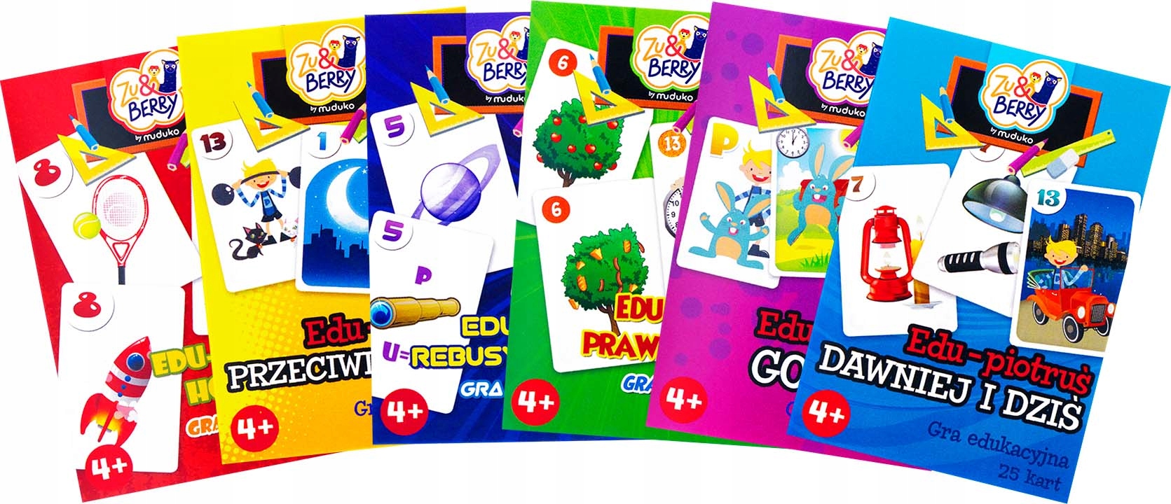 

Zestaw 6 Kart Trefl Piotruś Edu