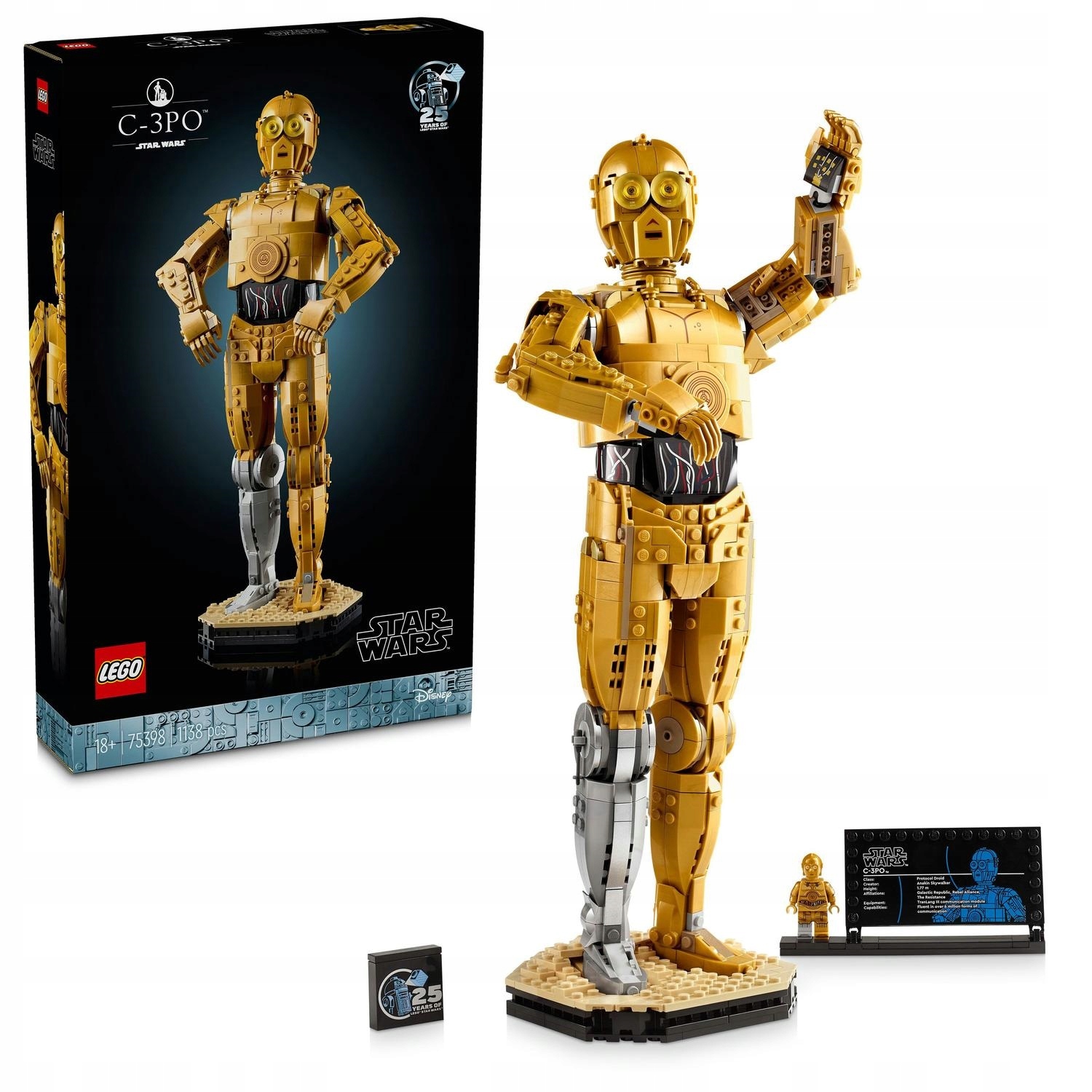 Stavebnice Dárek Lego Na Vánoce Pro děti Lego Star Wars C-3PO Cool Lux