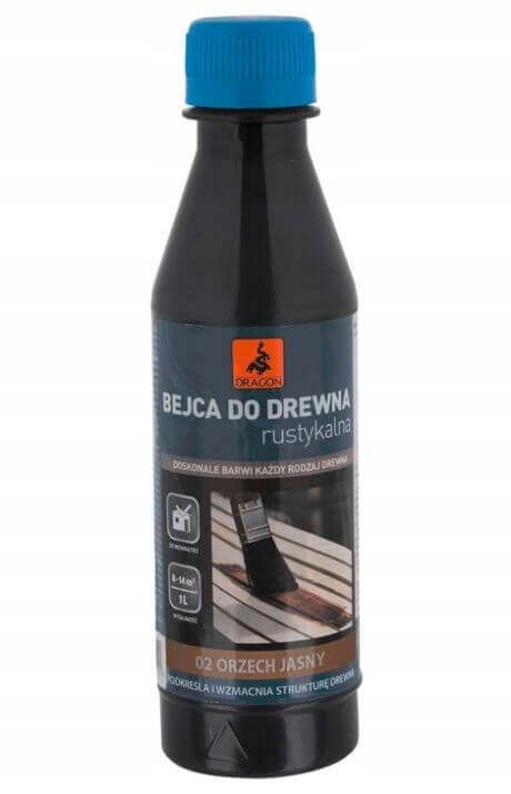 

Bejca Do Drewna Rustykalna Orzech Jasny 0,2L