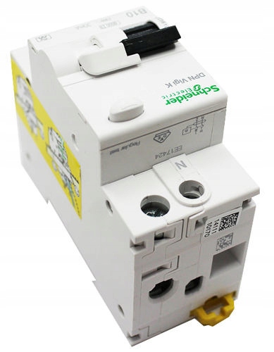 SCHNEIDER RÓŻNICÓWKA NADPRĄDOWA C16 2P 30MA TYP AC Rodzaj wyłącznik różnicowoprądowy