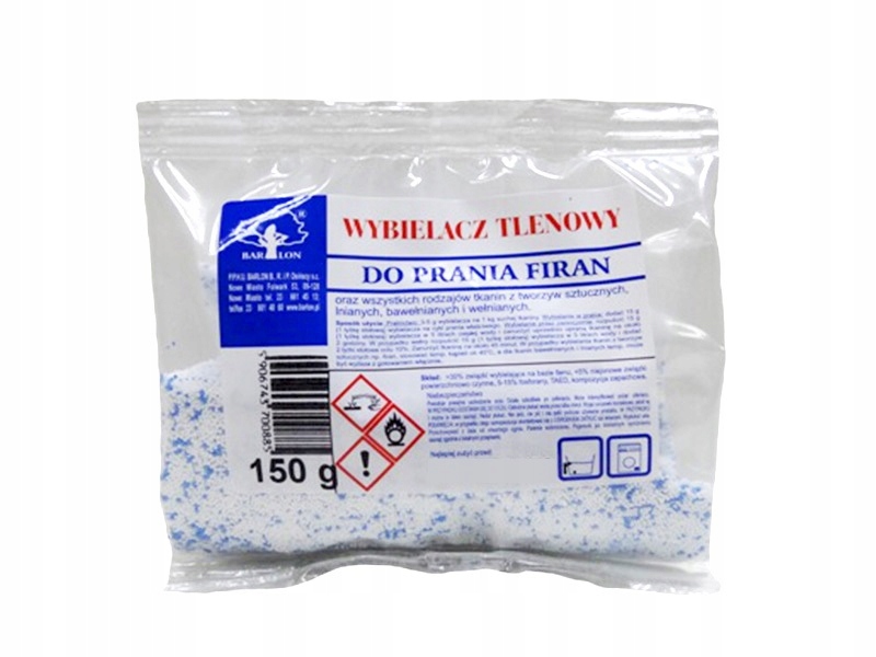 

Barlon Wybielacz Tlenowy do prania w proszku 150g