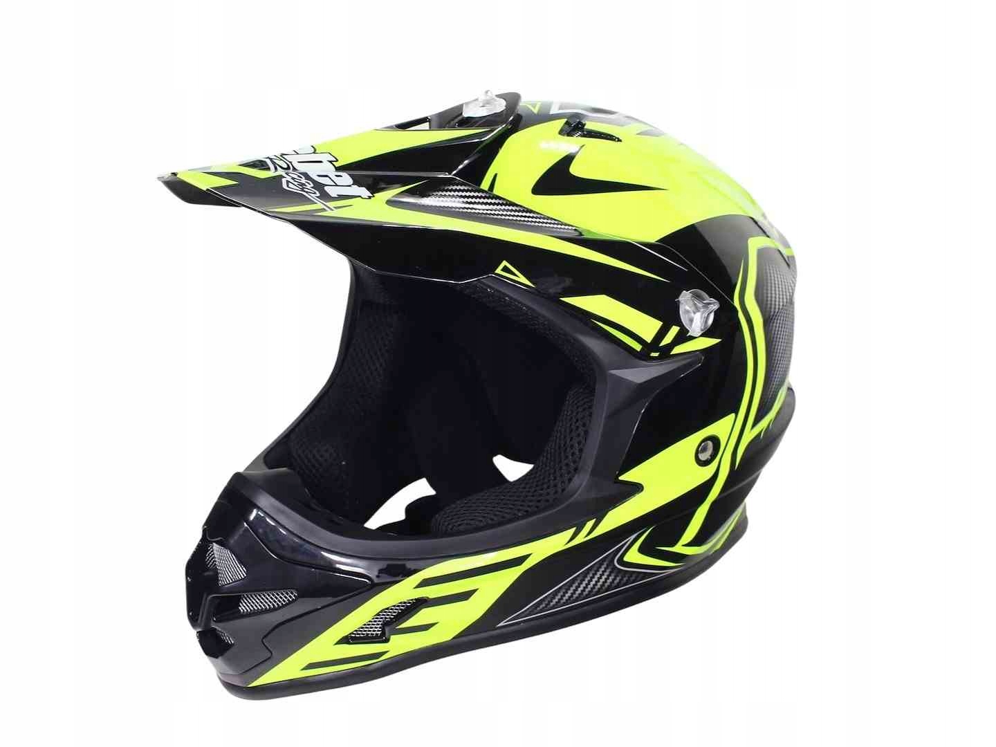 Crossová Enduro Prilba Safebet HF-115 Čierna Q206 M