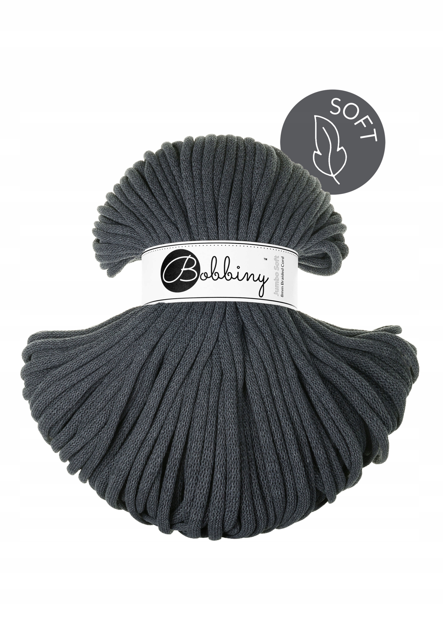 Jumbo Soft 8 mm 100 m Grafitový