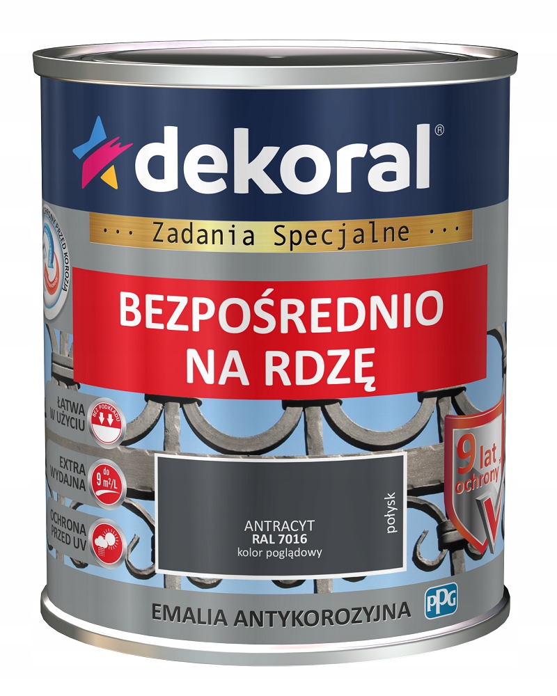 

Emalia do renowacji Dekoral antracyt połysk 0,65l
