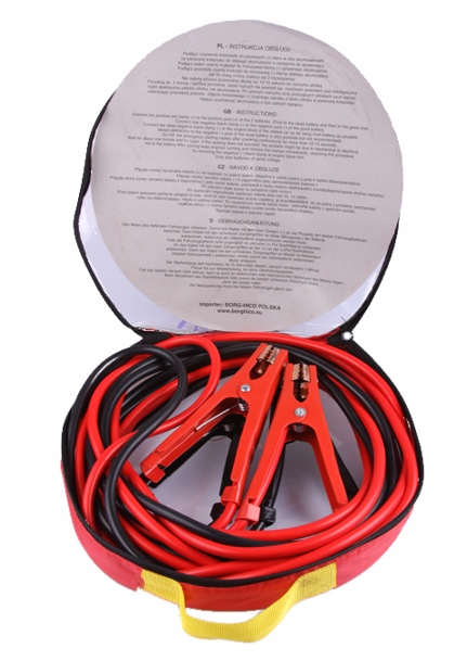 Kable przewody rozruchowe 600 A 6m