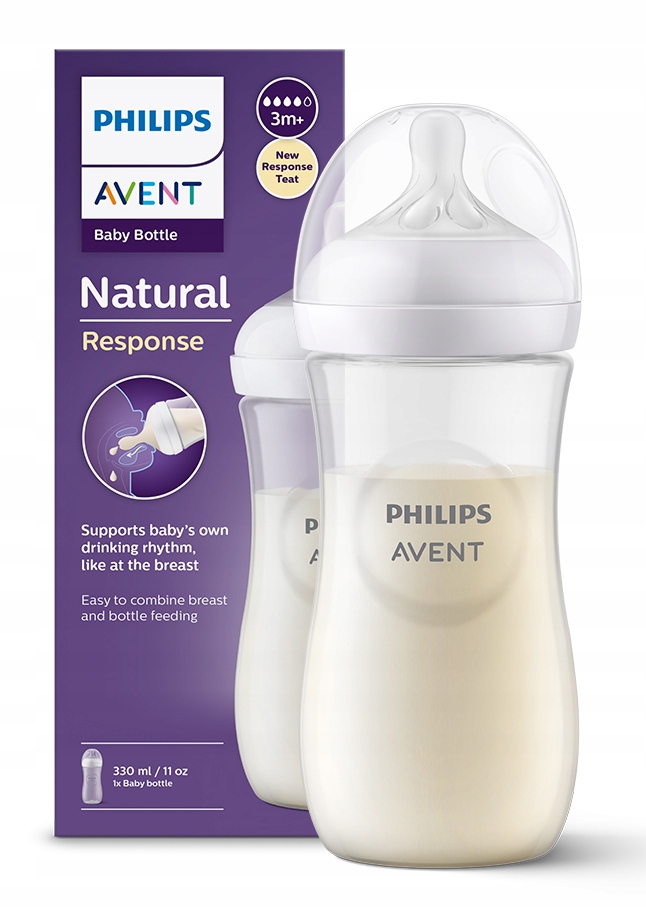 AVENT BUTELKA ANTYKOLKOWA RESPONSE 330ml 906/01 Marka Philips Avent