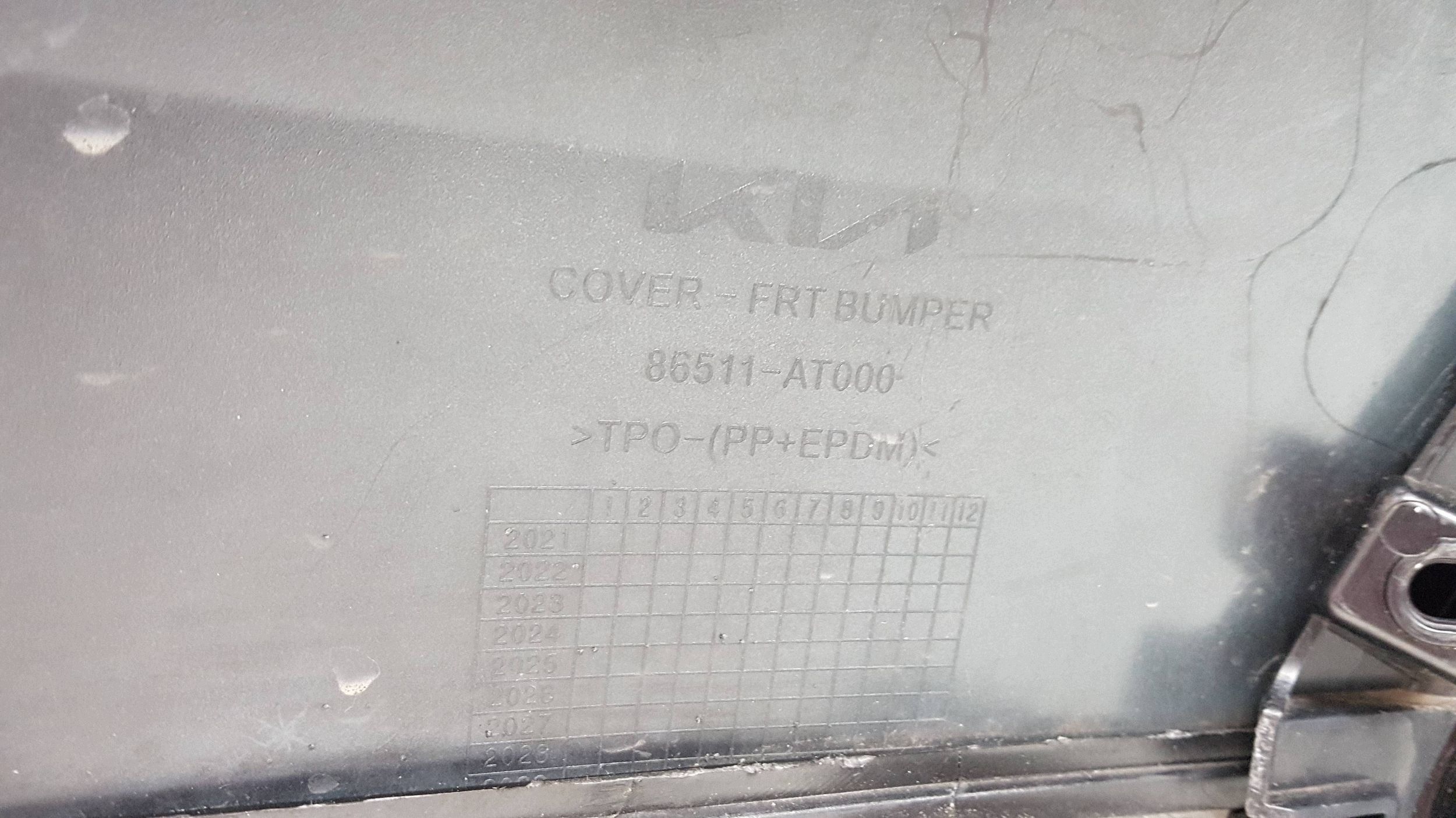 KIA NIRO II HYBRID 2023 - bumper front 86511-AT000