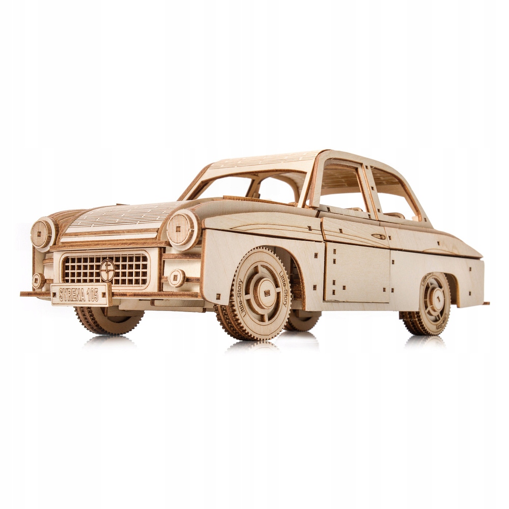 Syrena Syrenka FSO Model Legenda PRL Samochód Auto Puzzle 3D LITTLE STORY EAN (GTIN) 5904100407910