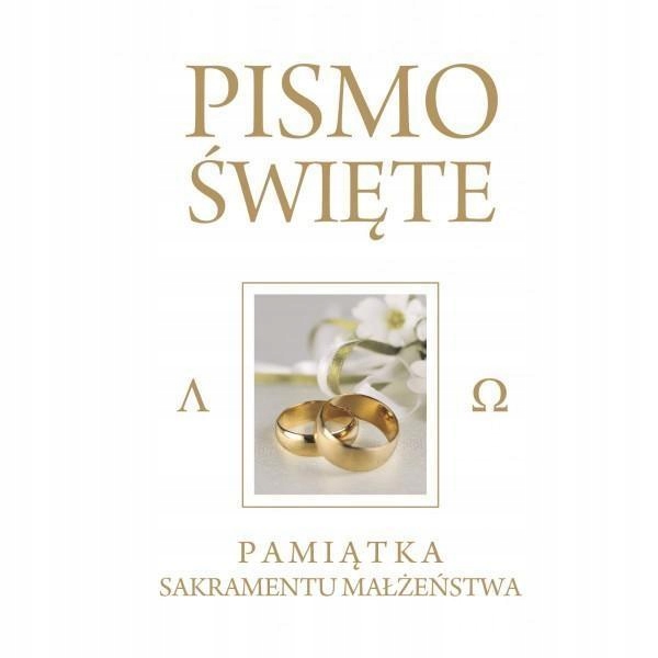 Pismo Święte Białe Pam. Sakr. Małżeństwa