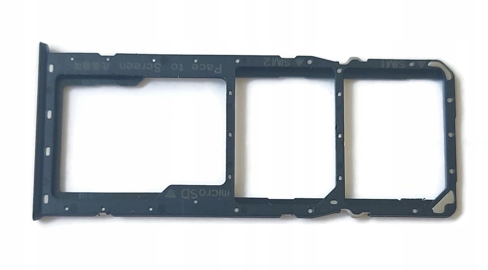 Szufladka tacka uchwyt karty SIM do Realme 7 Pro (RMX2170), czarna