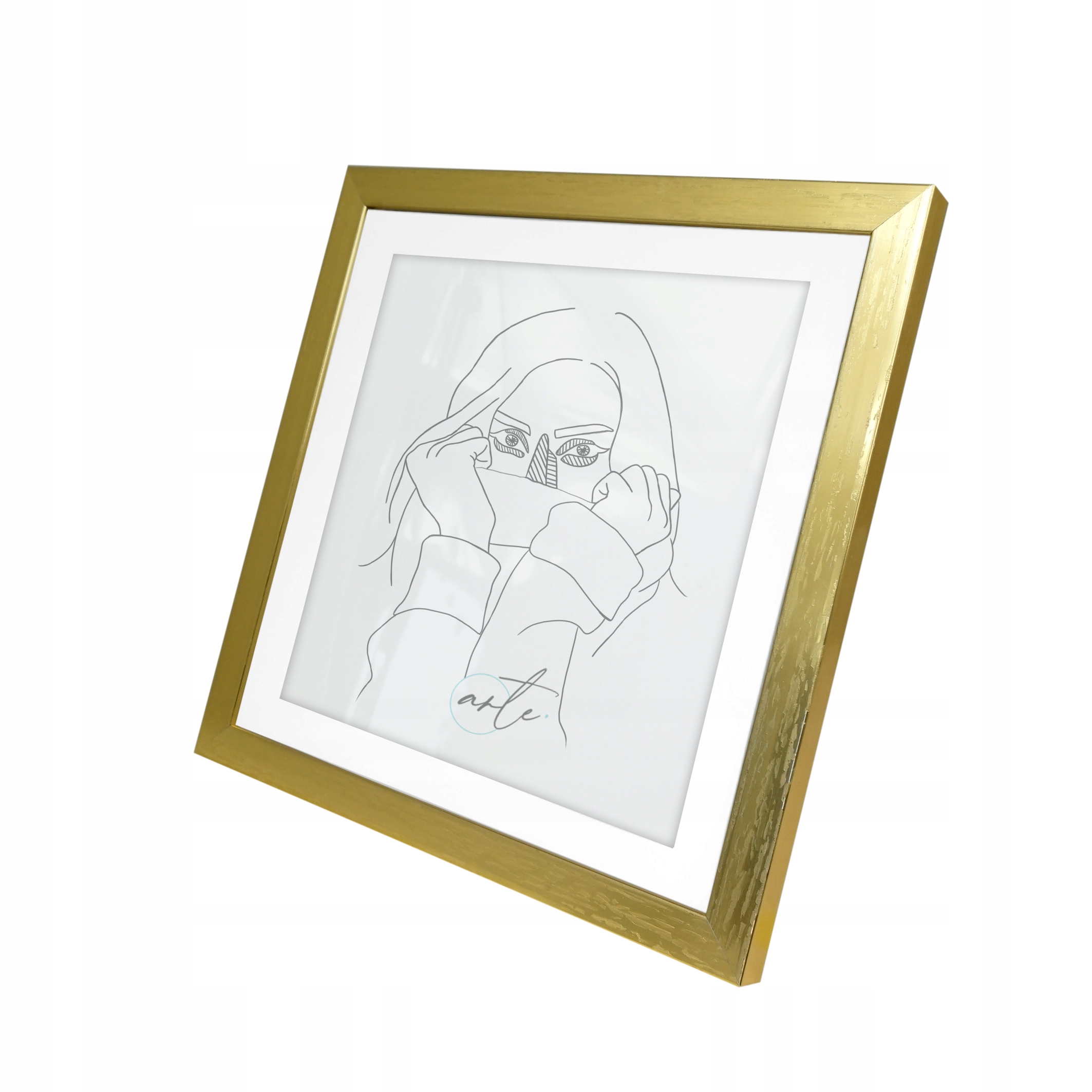 

Ramka Na Zdjęcia 40x40 Passe-partout Ramki Złota