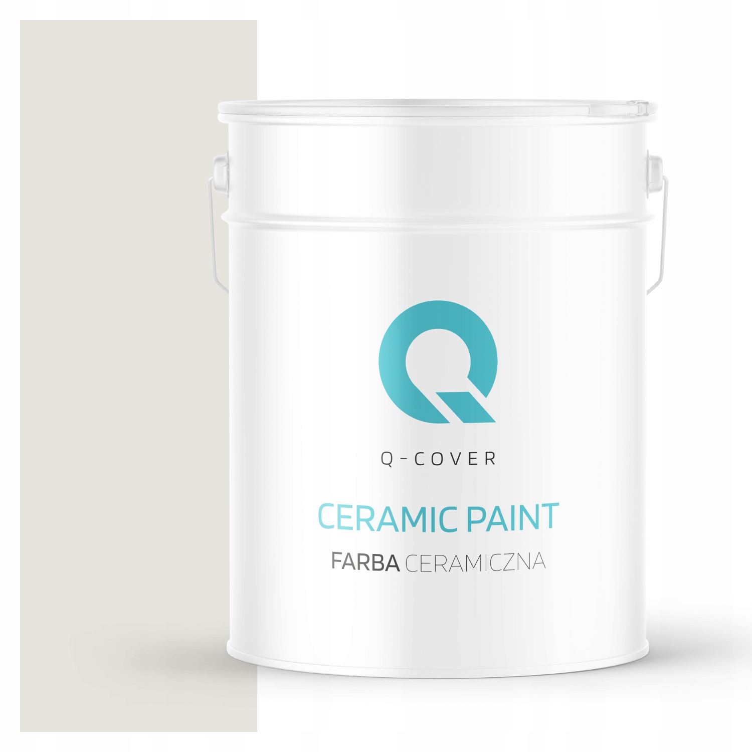 Farba Ceramiczna Ścienna Kolor Biały Szary H1276 10L Mat Polski Producent