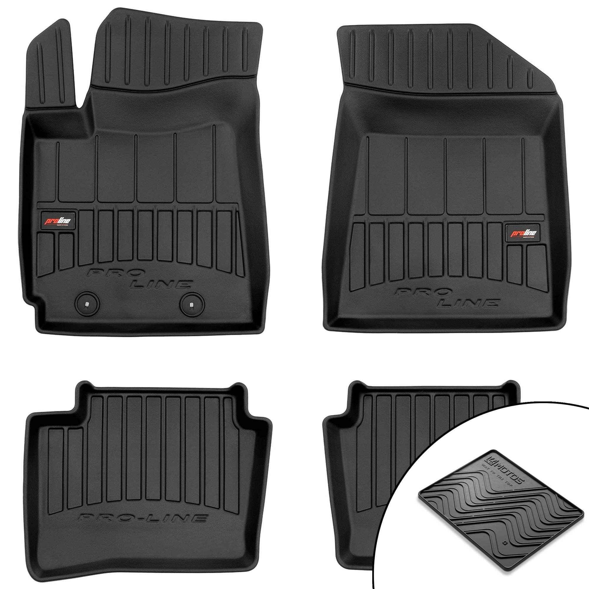 3D gumové rohože Hyundai i10 III od roku 2019 rohož zdarma