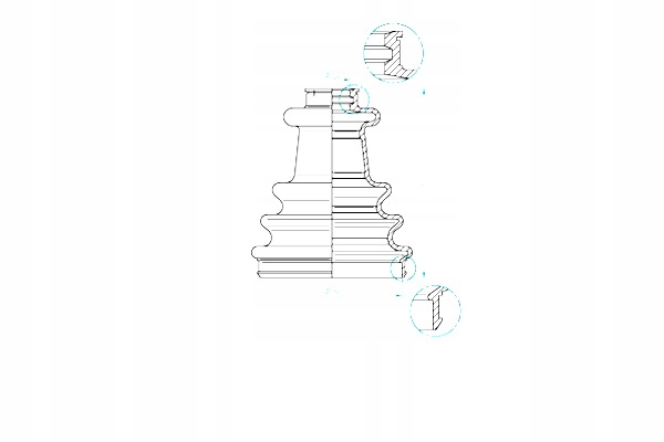 SPIDAN OSŁONA PRZEGUBU ZEWNĘTRZNEGO DS DS 4 DS 5 MAN TGE MERCEDES A Producent części Spidan