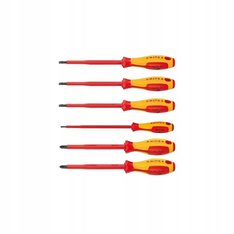 Zestaw wkrętaków izolowanych Vde 1000v 6 szt. Knipex (002012V01)
