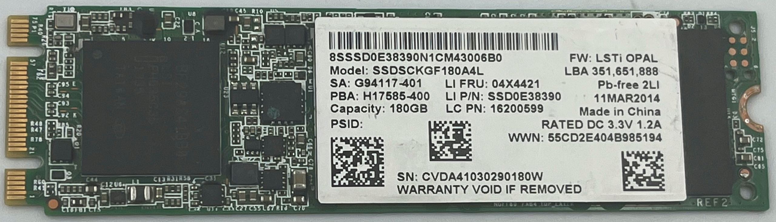 DYSK INTEL SSD PRO 180GB M.2 2280 MLC LAPTOP PC