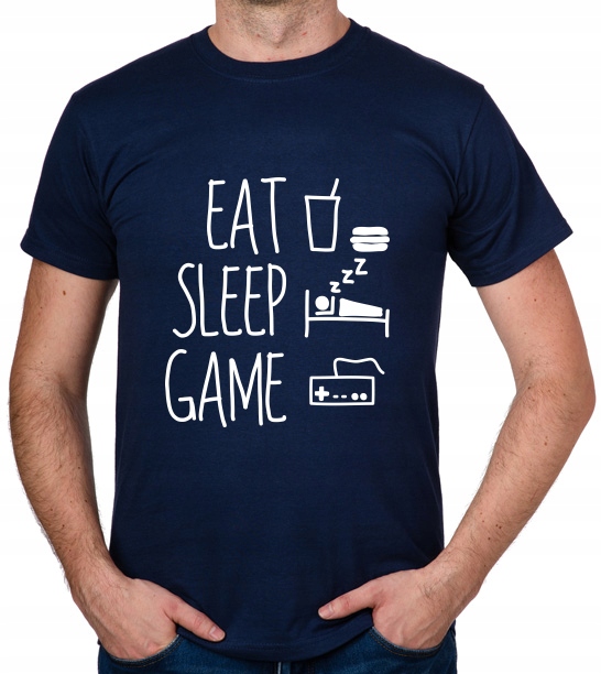 

koszulka Eat Sleep Game prezent