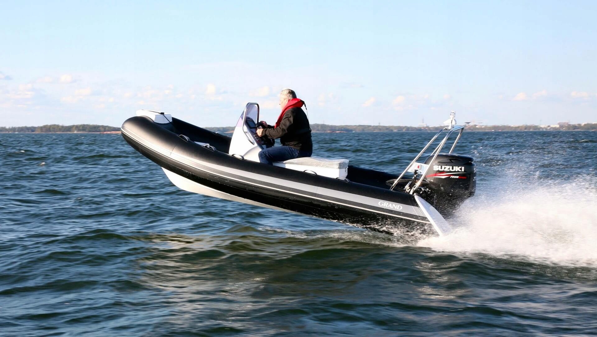 GRAND Silver Line S470NS RIB Ponton Łódź Motorówka Możliwość zamontowania silnika tak