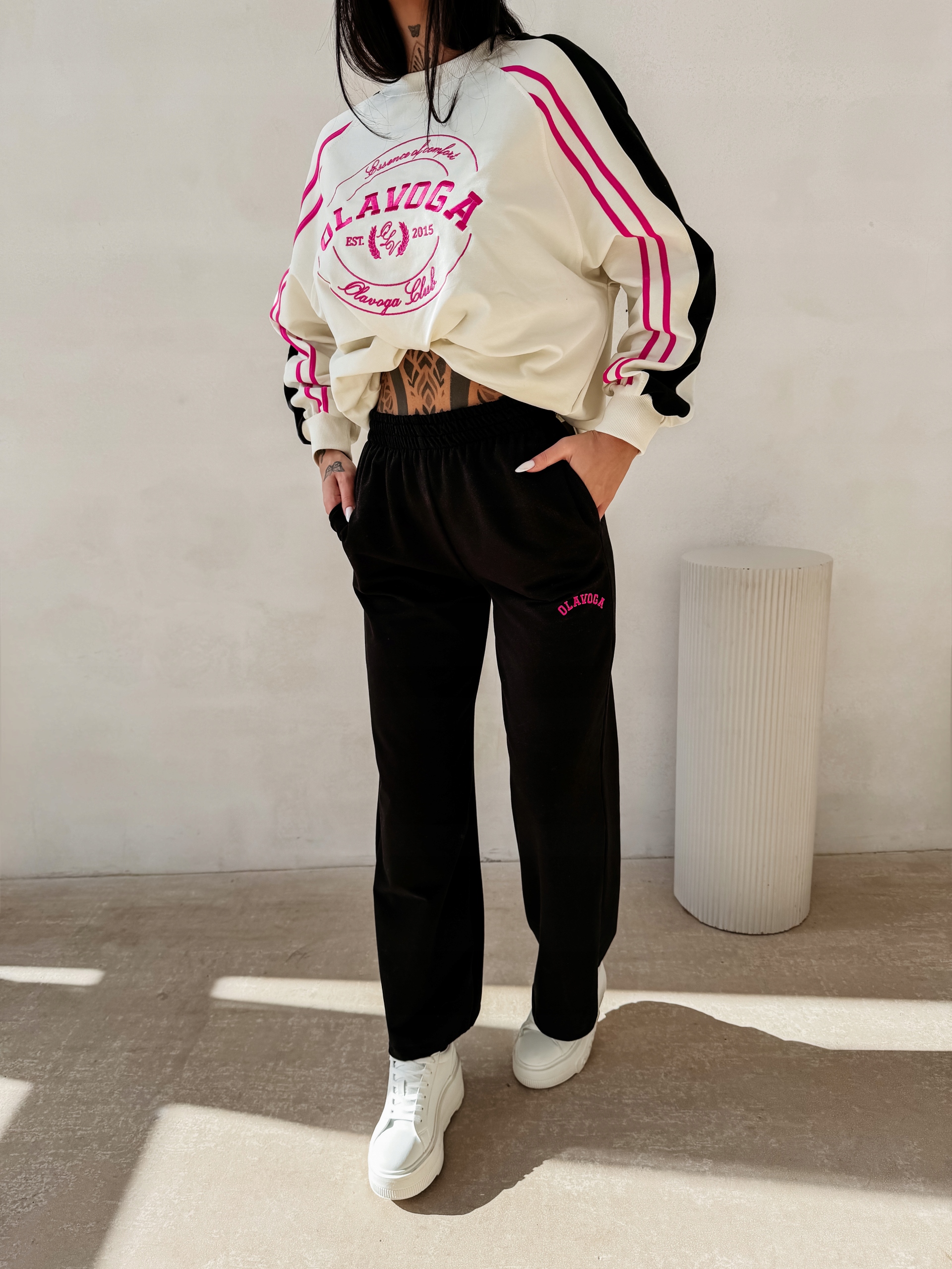 Dámské Kalhoty Evara Olavoga Černá