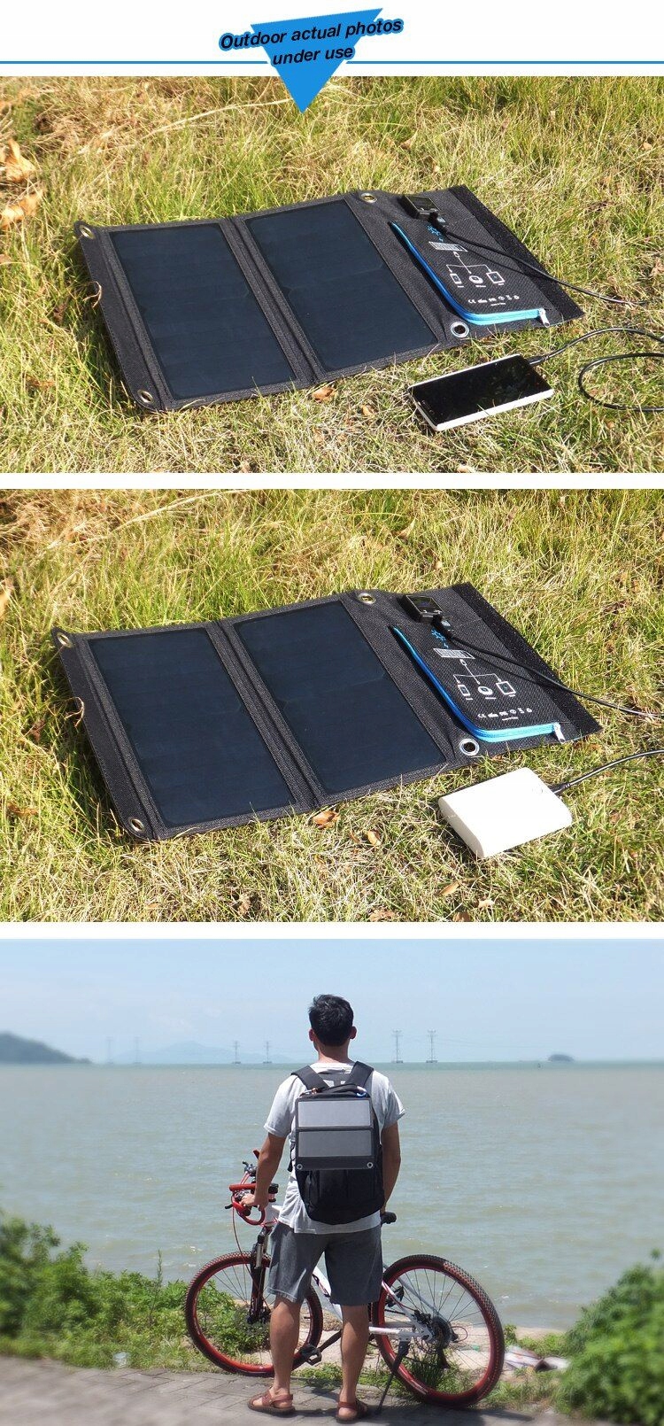 Ładowarka słoneczna telefonu panel słoneczny 15W Napięcie 5 V