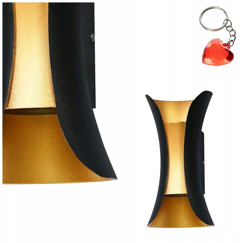 Nástěnná Led lampa Dante PL-356-M Bk+gd Italux